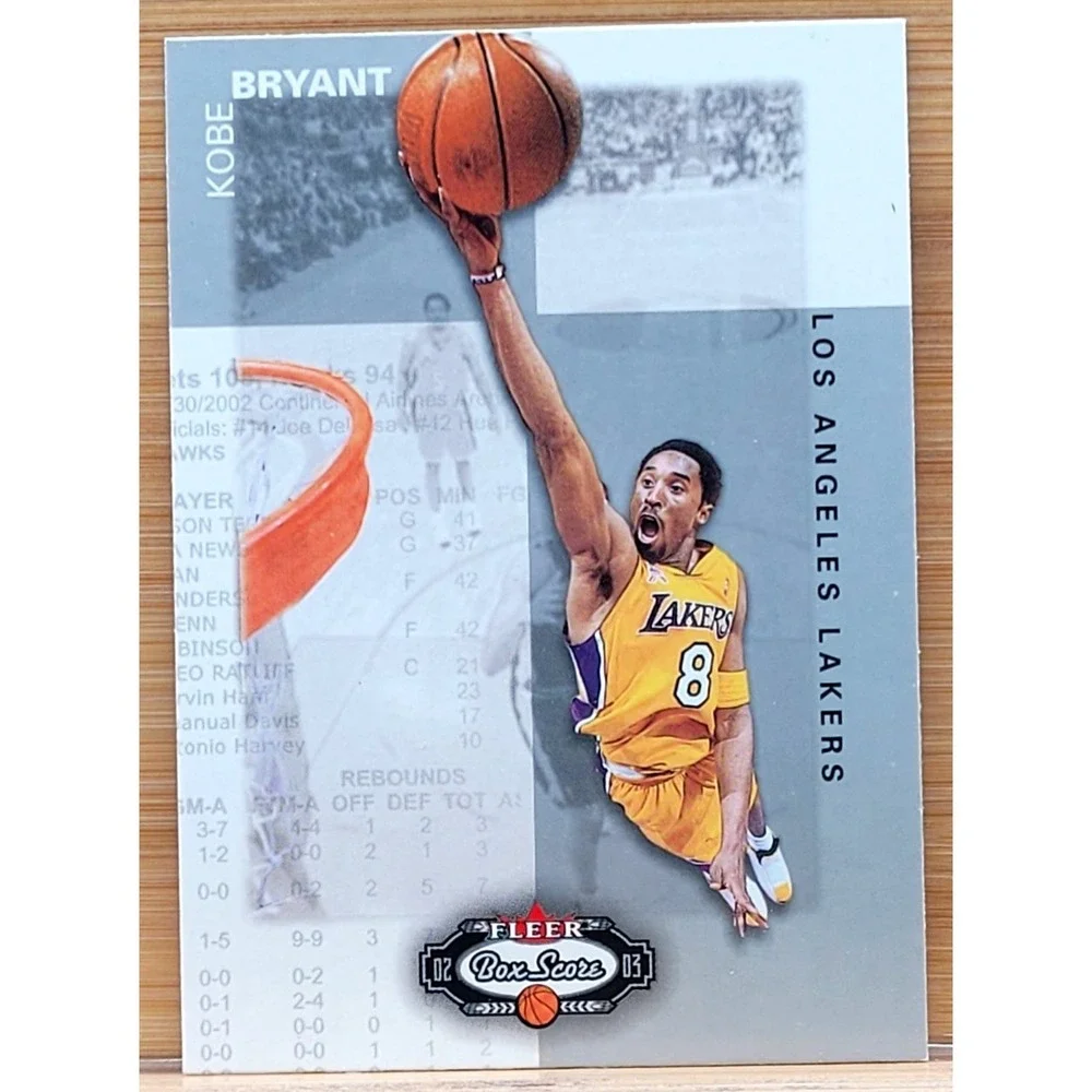 2002-03‎ FLEER BOX SCORE KOBE BRYANT #88 LAKERS